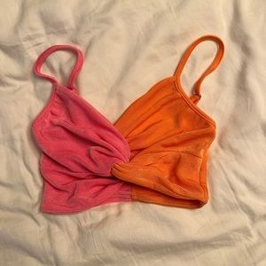 Two Tone Princess Polly Crop Top